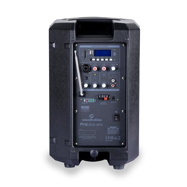 Sistema PA Portatile 8” 2-Vie con Batteria e Mobile App