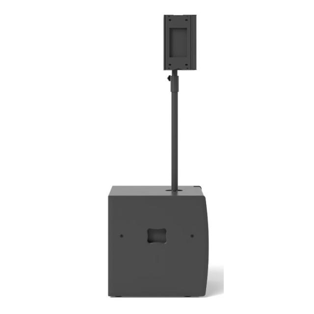 Sistema passivo con subwoofer da 18“ e modulo array coassiale da 12”, con tecnologia SAT®.