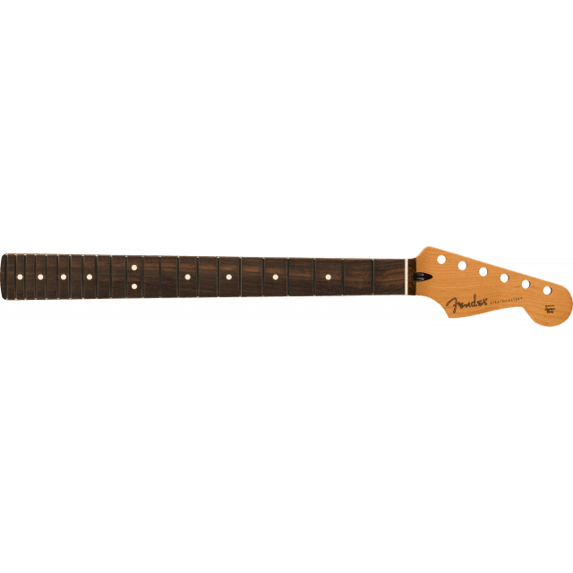 Satin Roasted Maple Stratocaster® Neck, 22 Jumbo Frets, 12", Rosewood, Flat Oval Shape