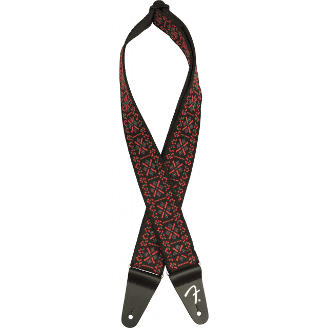 Pasadena Woven strap - Lattice Red