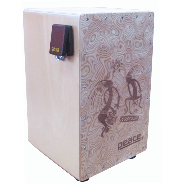 Nacchera con sonaglio per cajon con adesivo