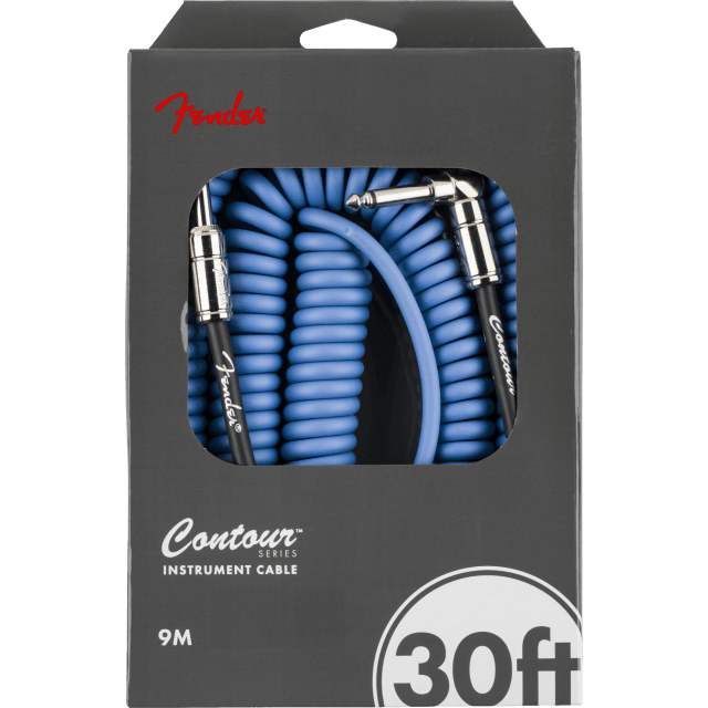 Contour™ 30' Coiled Cable, Lake Placid Blue