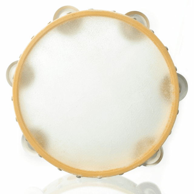 Tambourine Natural Leather large size