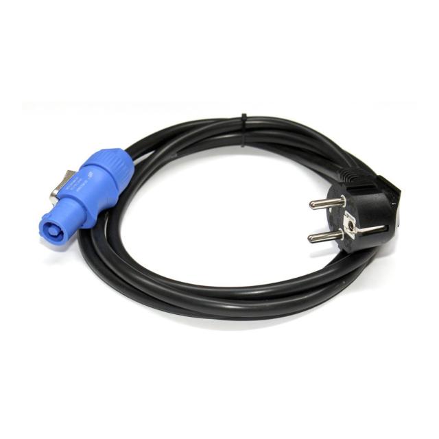 Power cable featuring Powercon A - Shuko