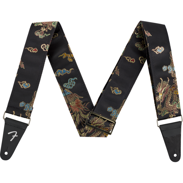 Satin Dragon Strap, Black