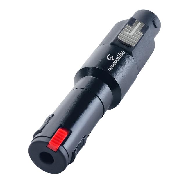 Wiremaster Adapter 4P Speakon female - 6.3mm Jack MONO female
