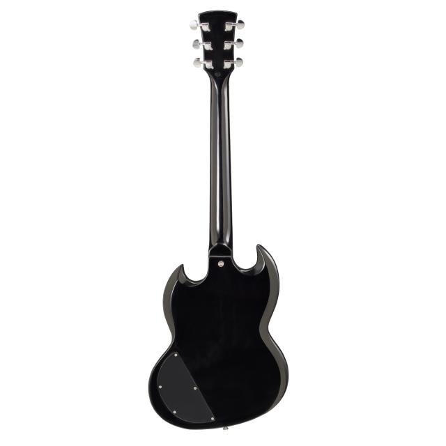 Chitarra elettrica double cutaway con 2 humbucker e manico set-in