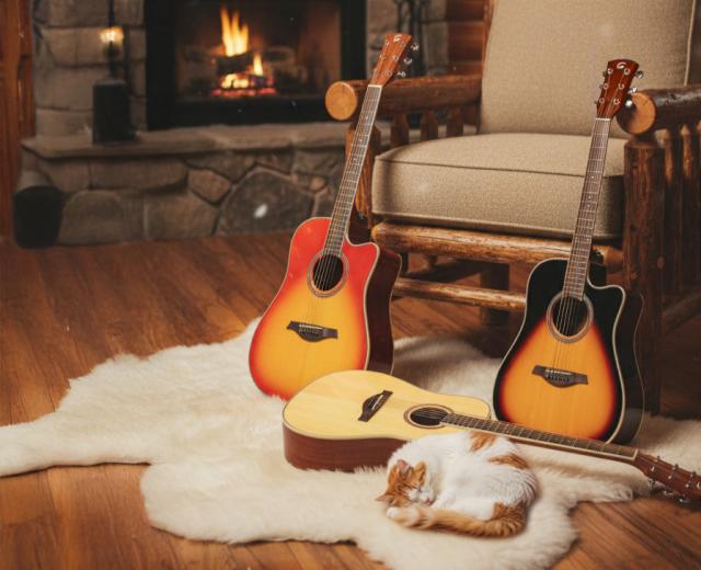 Soundsation Jasper acoustic guitars: 3 new cutaways defined by Beauty, Tone, and Character