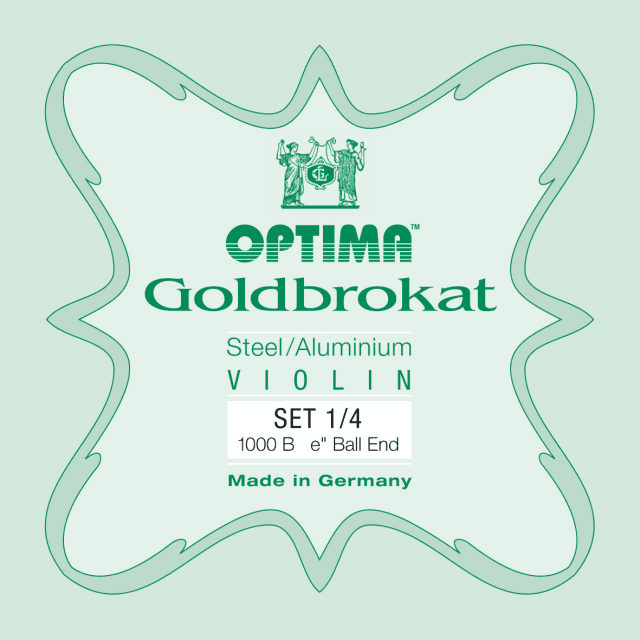 VIOLIN  OPTIMA GOLDBROKAT SET 1000 B 1/4