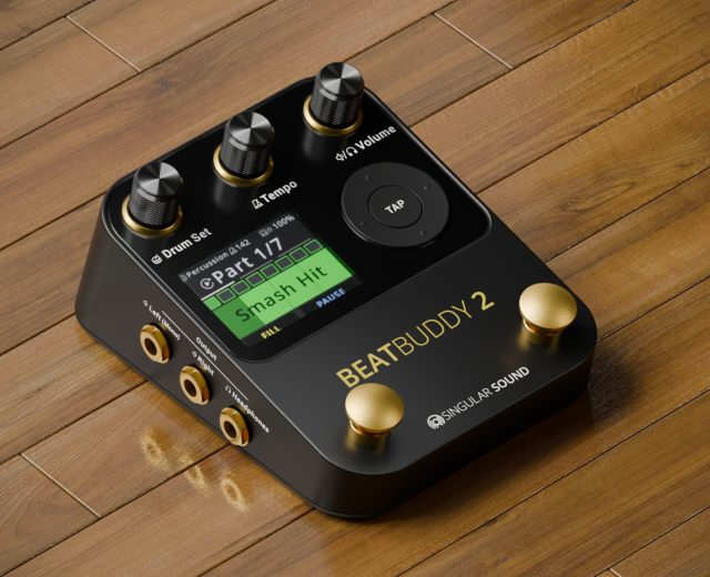 Singular Sound BeatBuddy 2: the original drum machine pedal goes super!