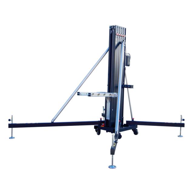 FRONTAL LOAD TOWER  6.72 M. 450 KG. BLACK