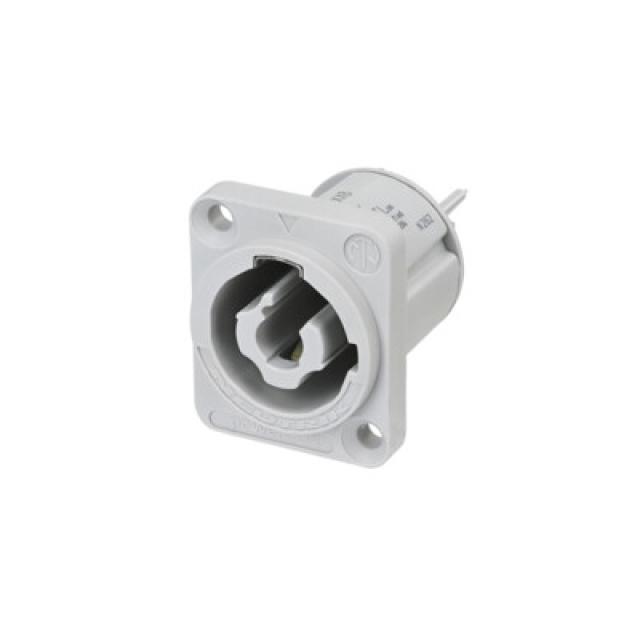 powerCON XX Series Grey Output Connector - 3/16" Flat Tab Terminals