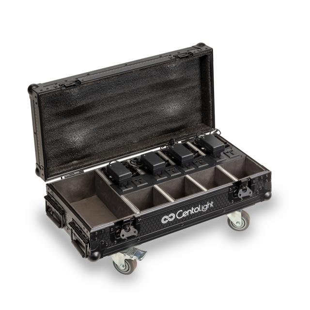 FLIGHT CASE FOR 8 Q - AIR MINI  IP  4  x 12 w