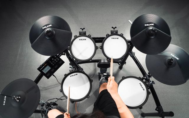 NUX DM-310H: the new All-Mesh electronic drum kit, now with independent Hi-Hat
