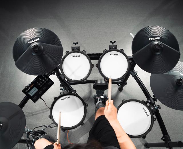 NUX DM-310H: the new All-Mesh electronic drum kit, now with independent Hi-Hat