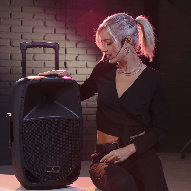 Kit Bodypack, Headset, and Lavalier Mic for GO-SOUND AMW Speakers