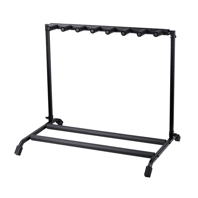 Supporto pieghevole per 7 chitarre/bassi