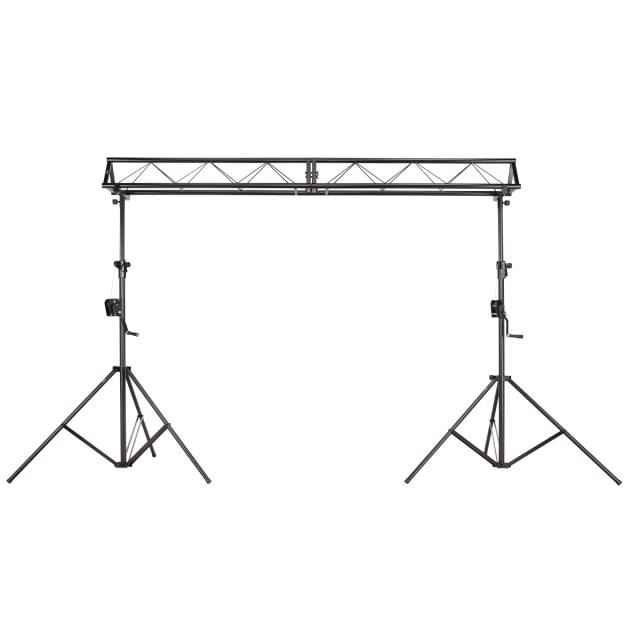 Set of two windup lighting stand and 3m truss