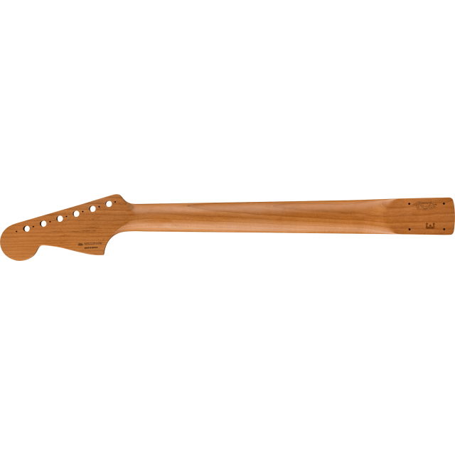 Roasted Jazzmaster Neck, Block Inlays, 22 Medium Jumbo Frets, 9.5" Radius, Maple Modern C Shape
