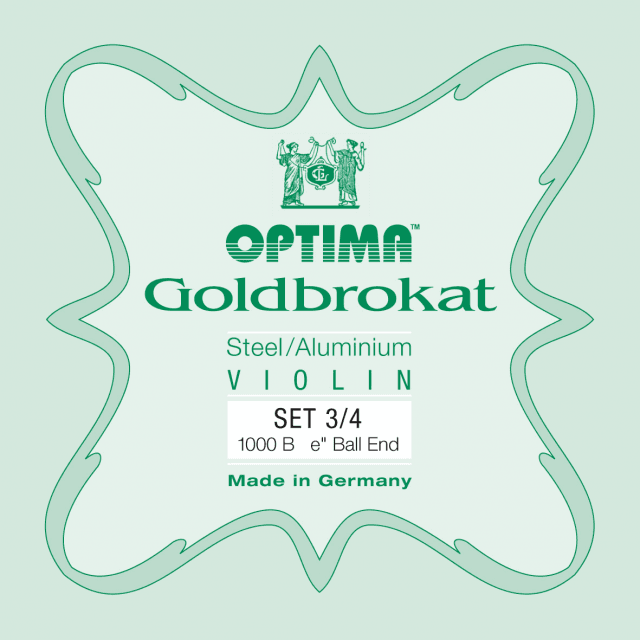 VIOLIN  OPTIMA GOLDBROKAT SET 1000 B 3/4