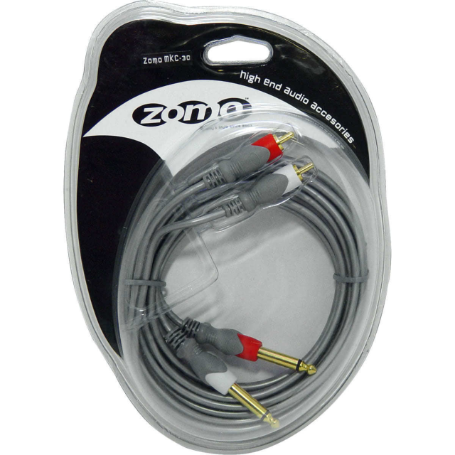 Cavo MKC-30 - 2x 6.3 mm jack - RCA - 3m