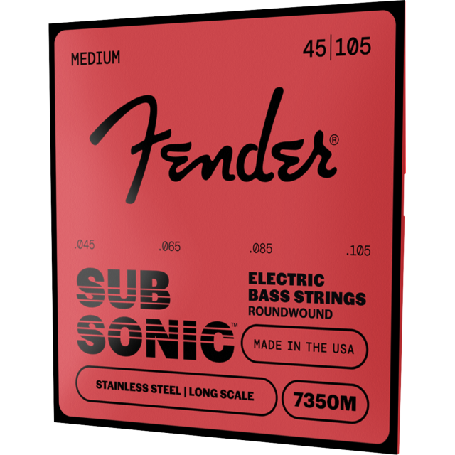 SubSonic™ 7350M Bass Strings, Stainless Steel, Long Scale, Gauges .045-.105, 0737350406