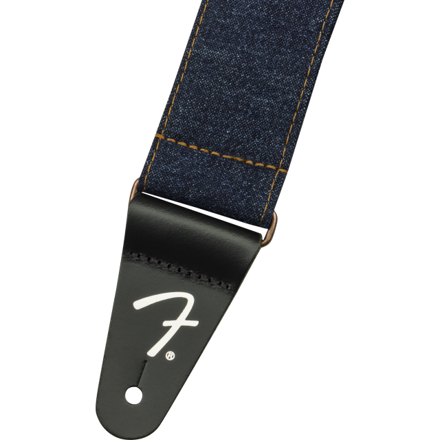Tracolla in denim Fender® x Wrangler®, Dark Indigo