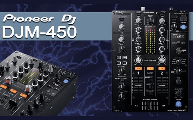 Pioneer lauches new DJM-450 2 channel mixer