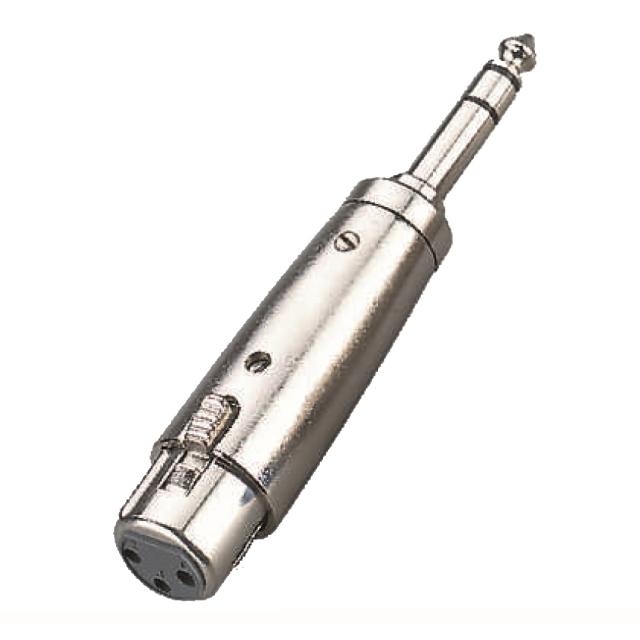 Adattatore XLR Femmina - Jack Maschio STEREO 6.3mm (conf. 1 pezzo)