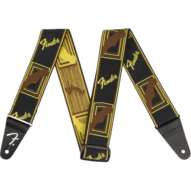 Tracolla Weighless ™ da 2 ", Black / Yellow / Brown