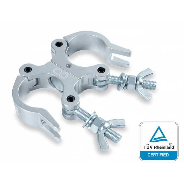 DOUBLE ALUMINIUM CLAMP 41-53 MM 200 KG