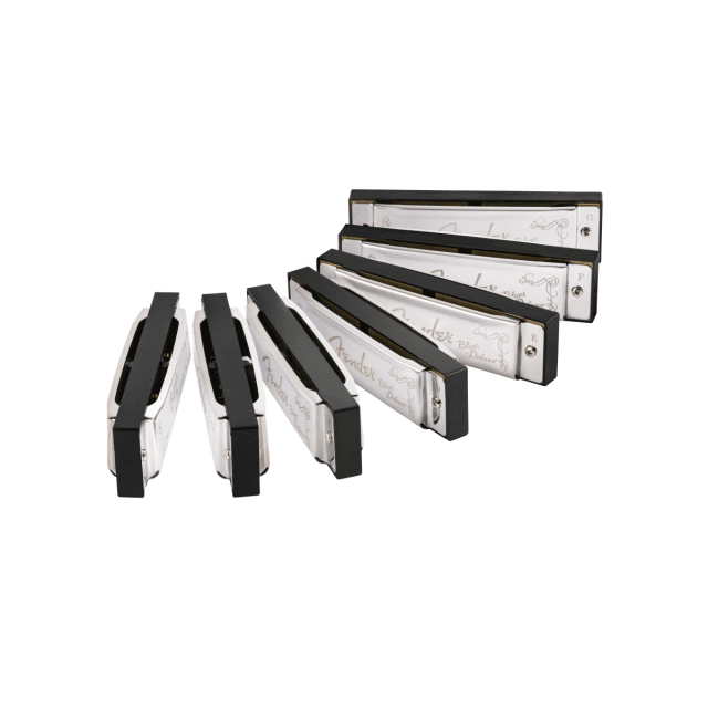 Blues Deluxe Harmonica, Pack of 7, with Case