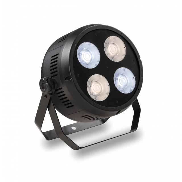 4x50W Warm + Pure White LED PAR with 25° beam for indoor use