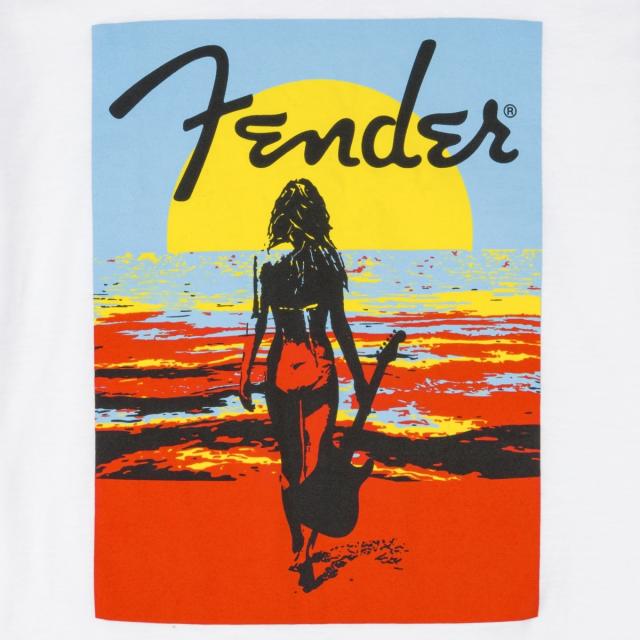 T-shirt estiva Fender Endless, White S