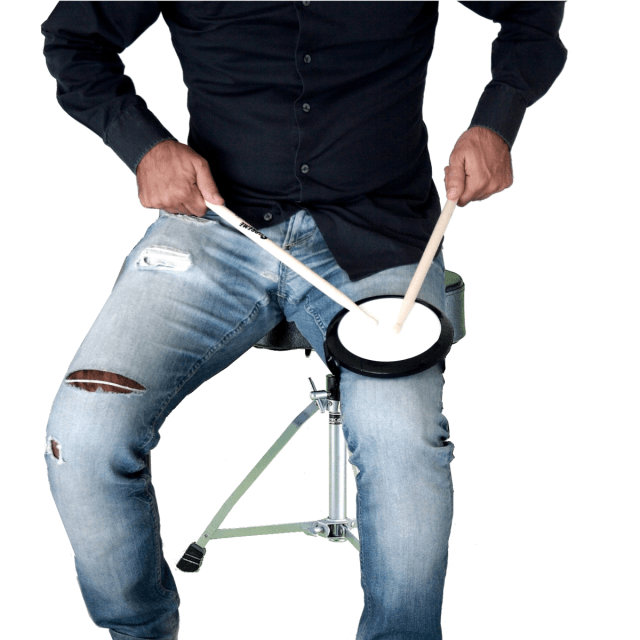 Pad allenatore da gamba con bacchette incluse