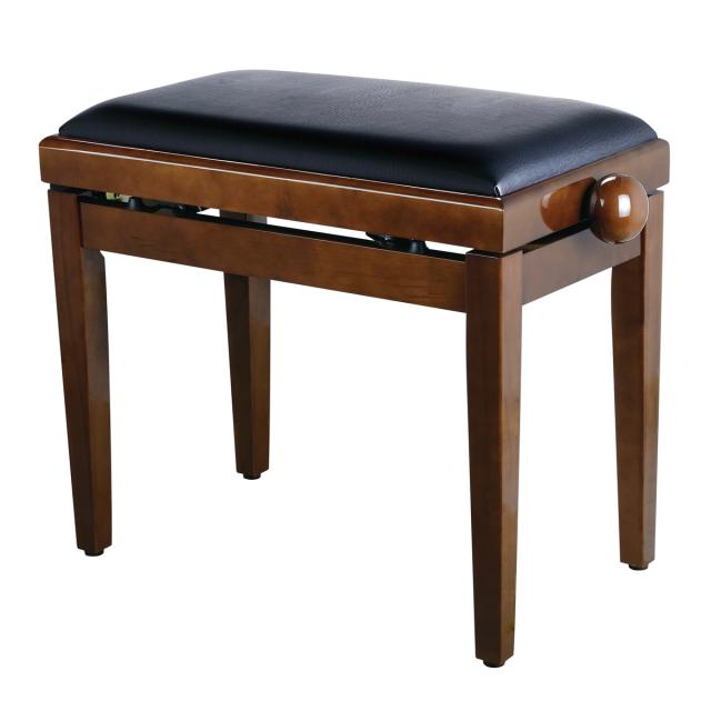 Adjustable glossy finish piano bench