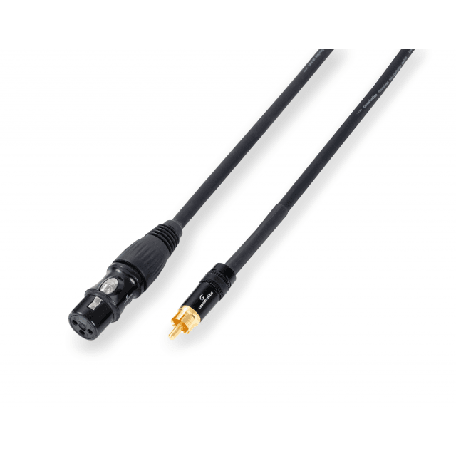 Cavo patch bilanciato Wiremaster XLR(F)-RCA / 0.9mt