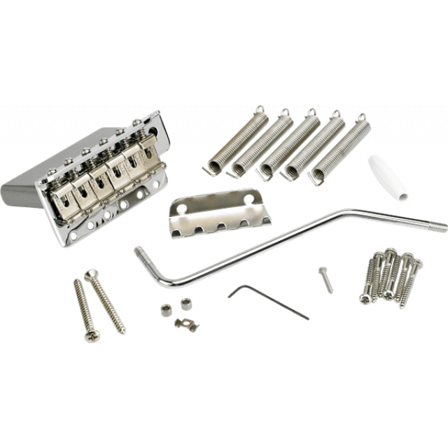 6-Saddle American Vintage Series Stratocaster® Tremolo Assembly, Left Handed (Chrome)