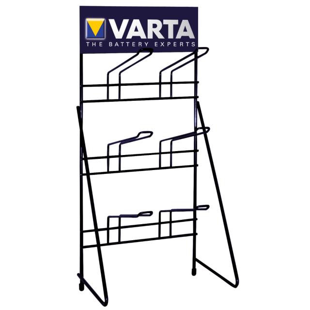 Desk metal display with 6 hooks