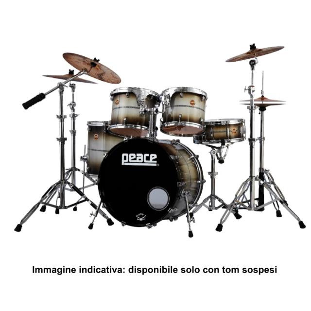 Drum Set 5 pcs in Acero Nord Americano con finiture laccate speciali
