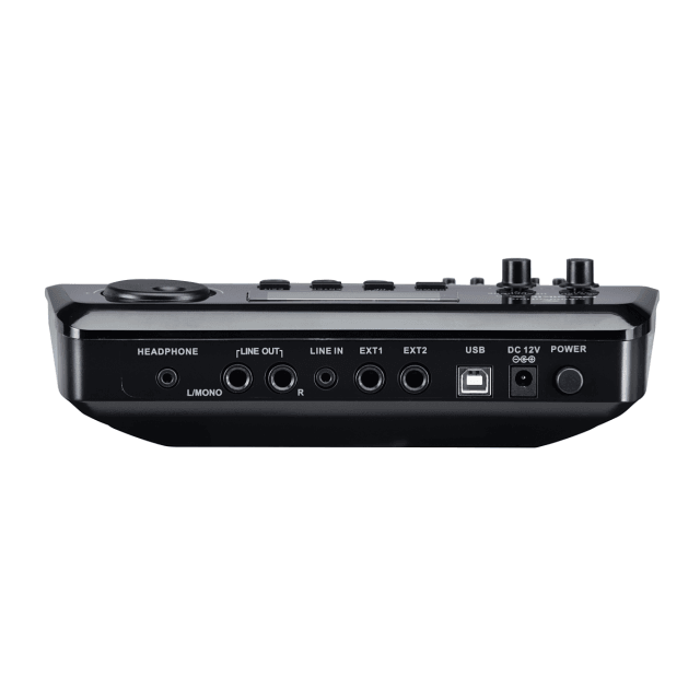 Electronic drum kit with snare mesh head and advanced sound module