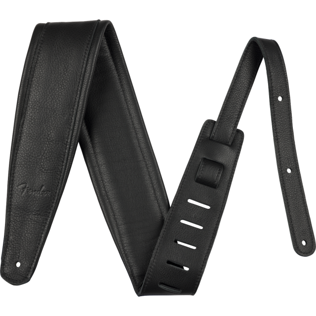 Tracolla Fender 3.5" Premium Leather Strap, Black 0990622106