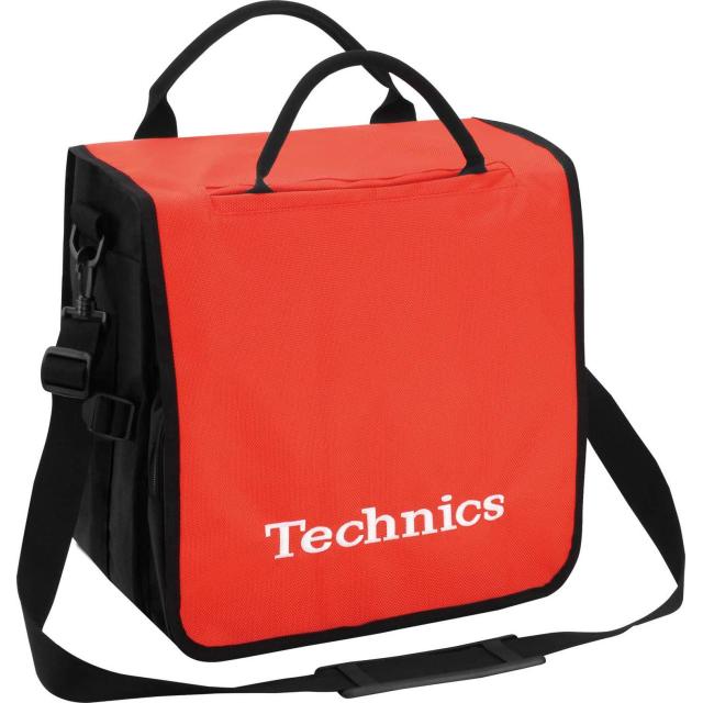 Borsa Convertibile Porta Vinili da DJ (Capacità: 45 dischi - Colore Arancione/Bianco)