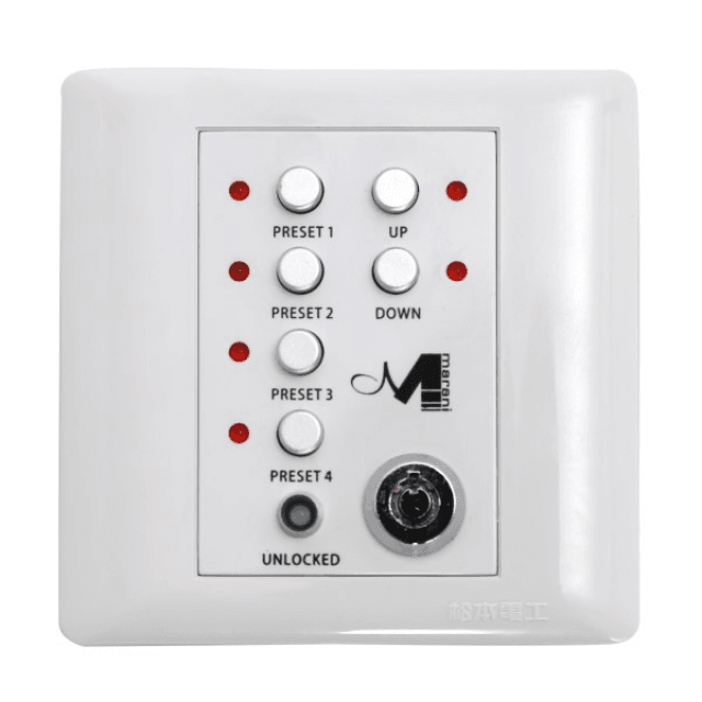 Wall controller for MARANI Speaker Management DPA880T and DPA880ATM