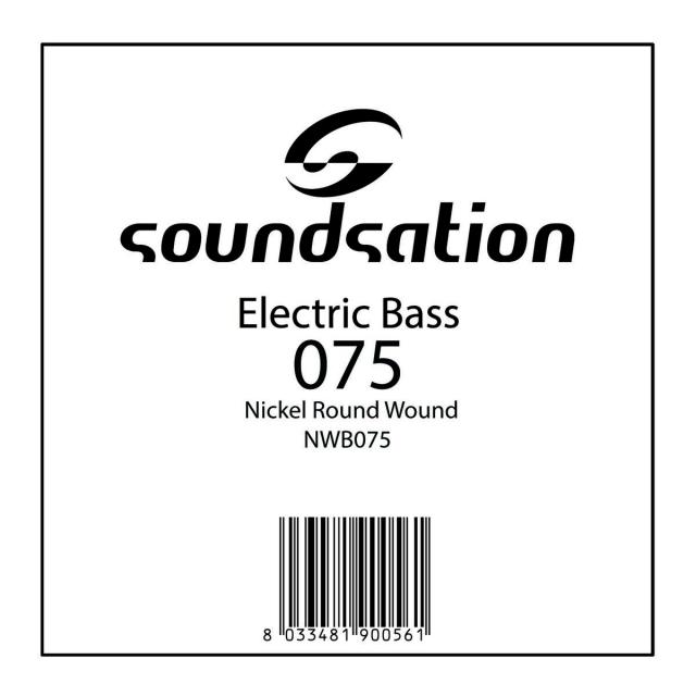 Electric bass guitar string  - 0.75