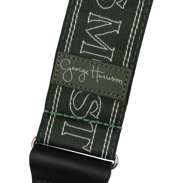 George Harrison All Things Must Pass Logo Strap Green