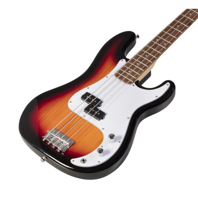 Electric bass with bridge P-style pick up