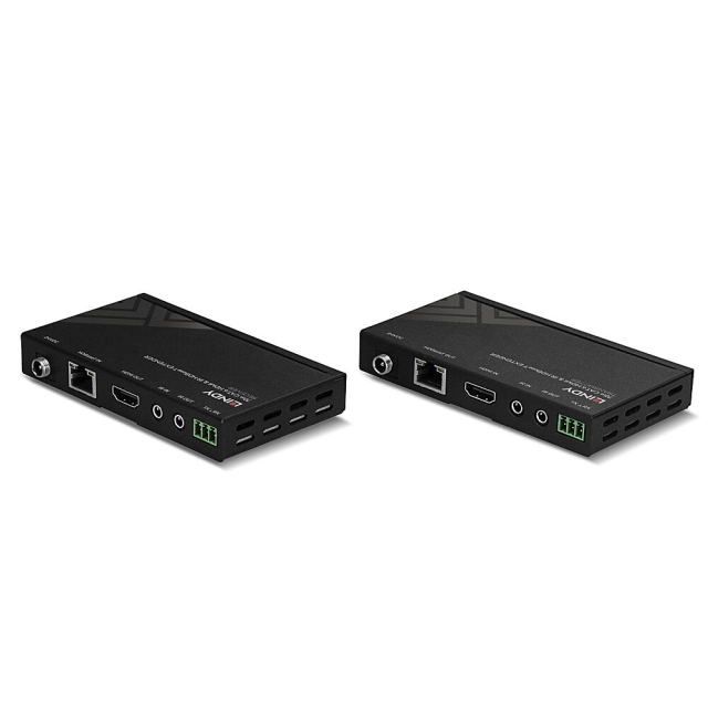 HDBaseT Cat.6 HDMI 4K30 Extender with IR and RS-232, PoC, 70 m
