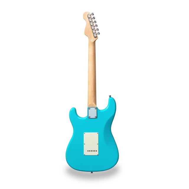 Chitarra elettrica double cutaway con 3 single coil e meccaniche vintage (equipaggiata Wilkinson)