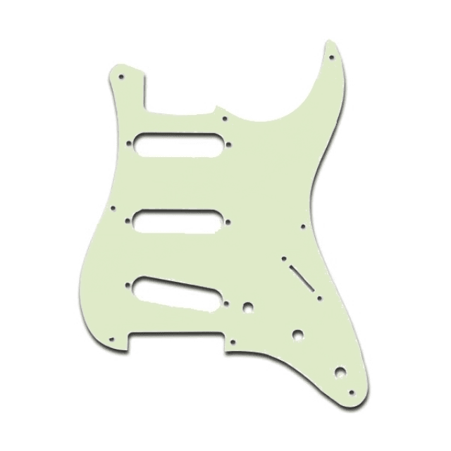 Pickguard for Stratocaster Guitar, Mint Green, Single Layer